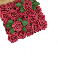 50 Roses Bouquet Artificial Rose Flowers Foam Party Home Decor - Lusy Store LLC