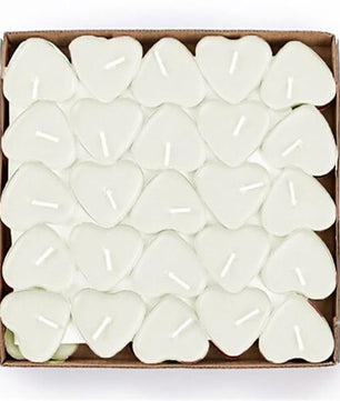 50PCS Romantic Love Wedding Party Heart Shaped Scented Candles Home Decor - Lusy Store