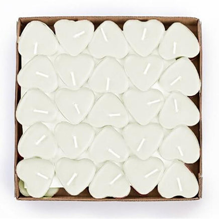 50PCS Romantic Love Wedding Party Heart Shaped Scented Candles Home Decor - Lusy Store