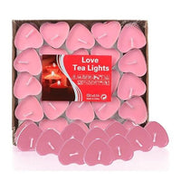 50PCS Romantic Love Wedding Party Heart Shaped Scented Candles Home Decor - Lusy Store
