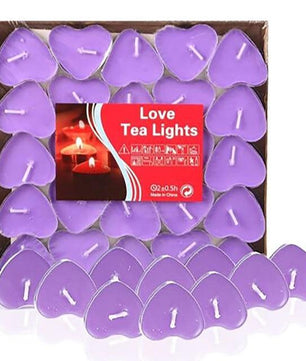 50PCS Romantic Love Wedding Party Heart Shaped Scented Candles Home Decor - Lusy Store
