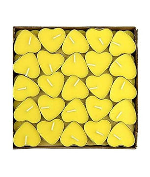 50PCS Romantic Love Wedding Party Heart Shaped Scented Candles Home Decor - Lusy Store