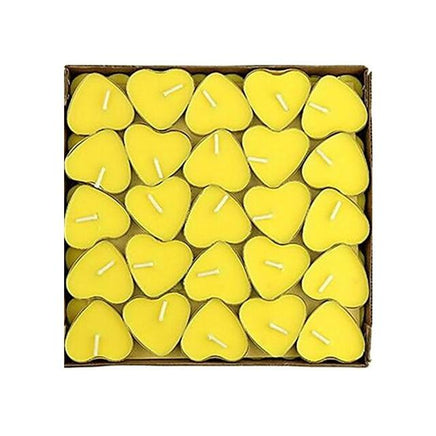 50PCS Romantic Love Wedding Party Heart Shaped Scented Candles Home Decor - Lusy Store