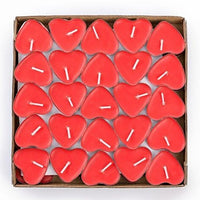 50PCS Romantic Love Wedding Party Heart Shaped Scented Candles Home Decor - Lusy Store