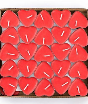 50PCS Romantic Love Wedding Party Heart Shaped Scented Candles Home Decor - Lusy Store