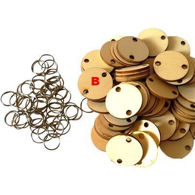 50pcs Wood Birthday Reminder Board Birch Ply Plaque Sign DIY Best Gift - Lusy Store