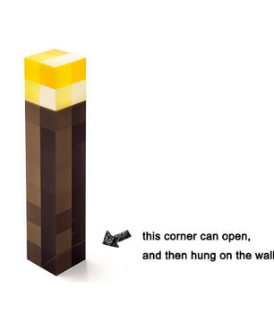 Hand Held or Wall Mount Room Decoration Or Weapons Original LED Minecraft Light Night Wall Torch Christmas Toys Lamp - Lusy Store