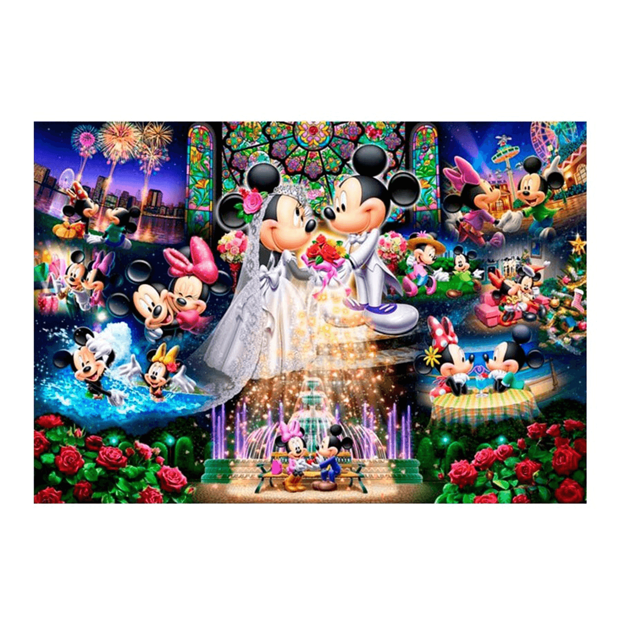 5D Diamond Painting DIY Full Round/Square Princess Disney Wedding Room Decor Mosaic Rhinestone - Lusy Store
