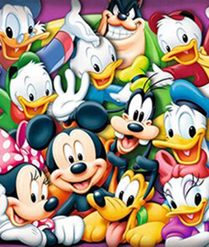 ﻿5D Diamond Painting DIY Full Square/Round Disney Mouse Room Decor A101 - Lusy Store
