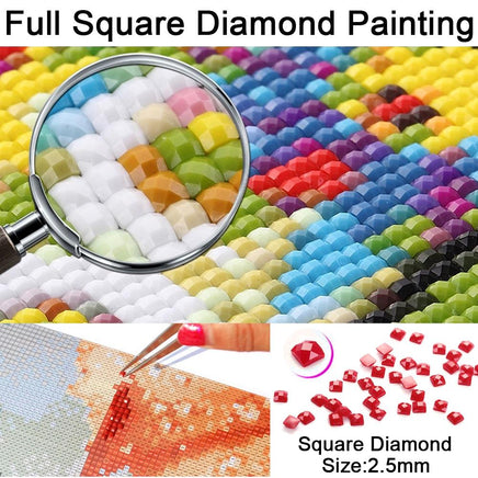 5D DIY Drill diamond painting Cross stitch Disney Princesses 3D Rhinestone embroidery - Lusy Store
