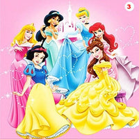 5D DIY Drill diamond painting Cross stitch Disney Princesses 3D Rhinestone embroidery - Lusy Store