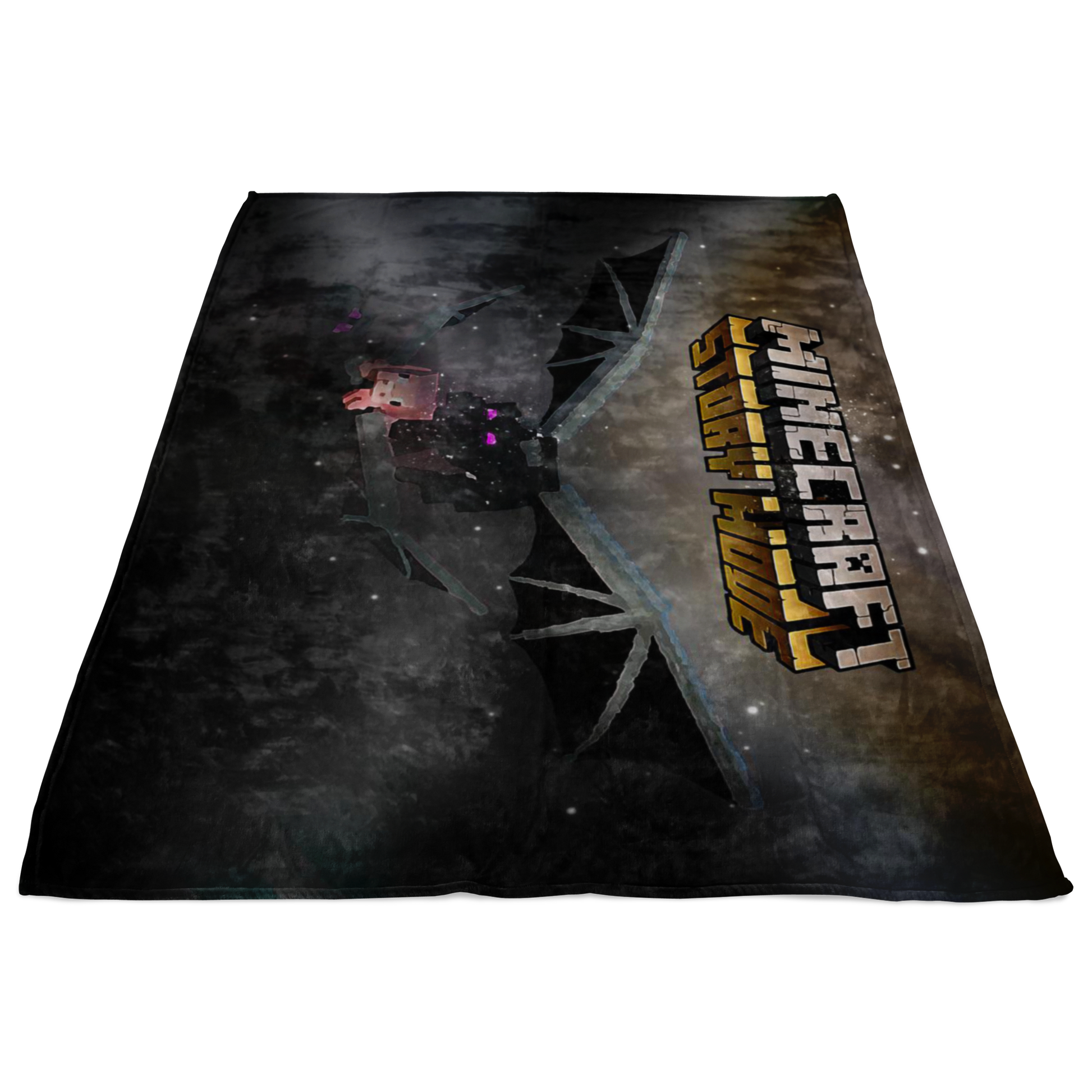 Minecraft Fleece Blanket Ender Dragon Black Blanket LS0715 - Lusy Store