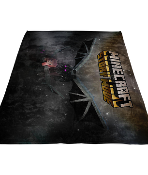 Minecraft Fleece Blanket Ender Dragon Black Blanket LS0715 - Lusy Store