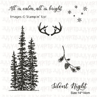 5Pc Decorative Clear Stamps for Scrapbooking Card Album Merry Christmas - Lusy Store