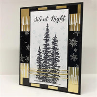 5Pc Decorative Clear Stamps for Scrapbooking Card Album Merry Christmas - Lusy Store
