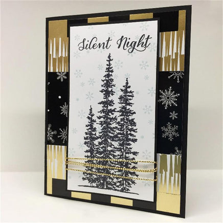 5Pc Decorative Clear Stamps for Scrapbooking Card Album Merry Christmas - Lusy Store