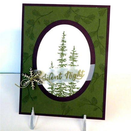 5Pc Decorative Clear Stamps for Scrapbooking Card Album Merry Christmas - Lusy Store