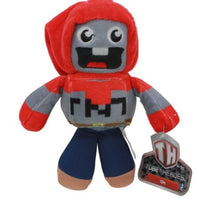 5pcs/lot 18-23cm Minecraft Steve Tube Heroes TDM Captain Sparklez Sky Exploding Jeromeasf - Lusy Store