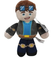 5pcs/lot 18-23cm Minecraft Steve Tube Heroes TDM Captain Sparklez Sky Exploding Jeromeasf - Lusy Store