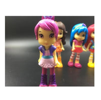 6 pcs Polly Pocket 90s Toy Doll Action Figure Strawberry Princess Doll 8cm For Kids - Lusy Store