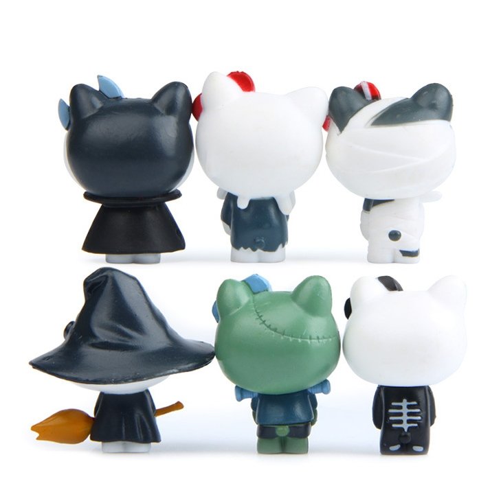6 pcs/set Hello Kitty Action Figure Cartoon Toys girls set Anime cute - Lusy Store