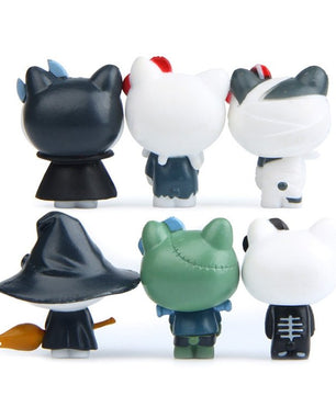 6 pcs/set Hello Kitty Action Figure Cartoon Toys girls set Anime cute - Lusy Store