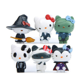 6 pcs/set Hello Kitty Action Figure Cartoon Toys girls set Anime cute - Lusy Store