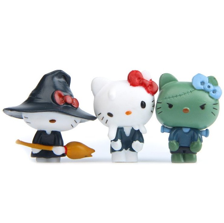 6 pcs/set Hello Kitty Action Figure Cartoon Toys girls set Anime cute - Lusy Store