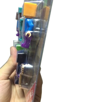 6pcs/set Minecraft Toy With Weapon Hanger Action Figure Minecraft 3D Models Classic - Lusy Store