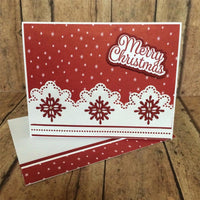 7 PCS Christmas Frame Stamps and Dies Snowflake Metal Cutting Dies - Lusy Store