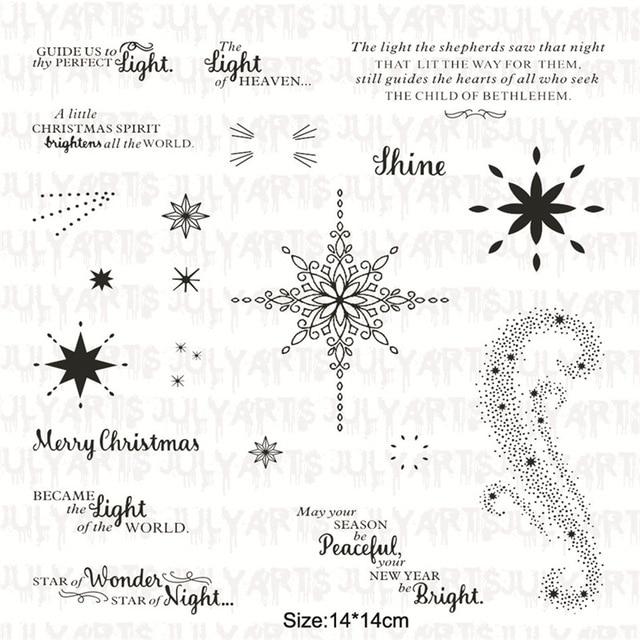 7 Pcs Christmas Starlight Metal Cutting Dies - Lusy Store