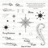 7 Pcs Christmas Starlight Metal Cutting Dies - Lusy Store