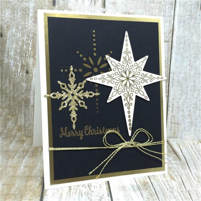 7 Pcs Christmas Starlight Metal Cutting Dies - Lusy Store