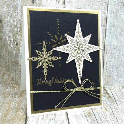 7 Pcs Christmas Starlight Metal Cutting Dies - Lusy Store