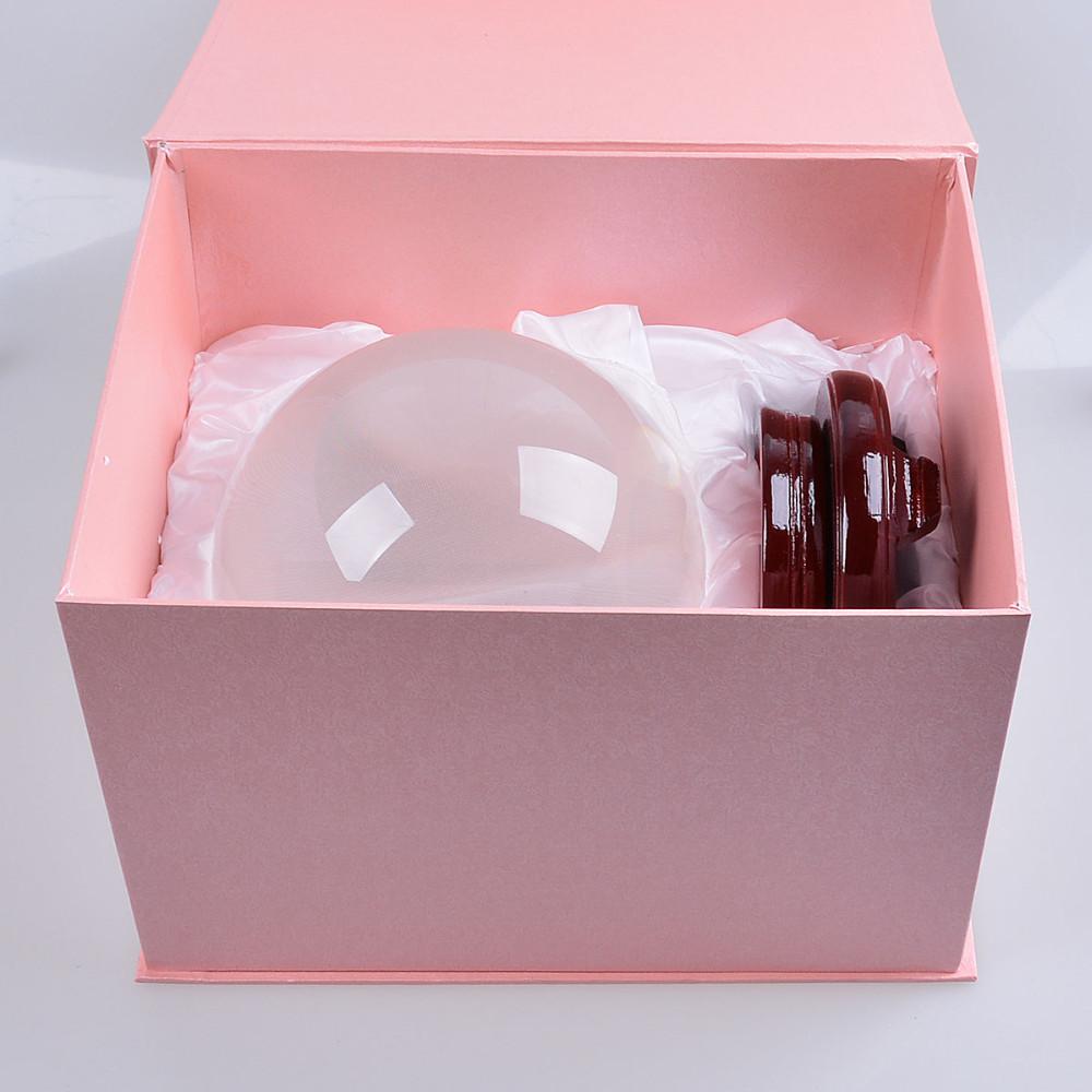 7.8 inches Rare Clear Asian Quartz feng shui ball Crystal Ball Sphere Fashion Table Decor Good Luck Ball - Lusy Store