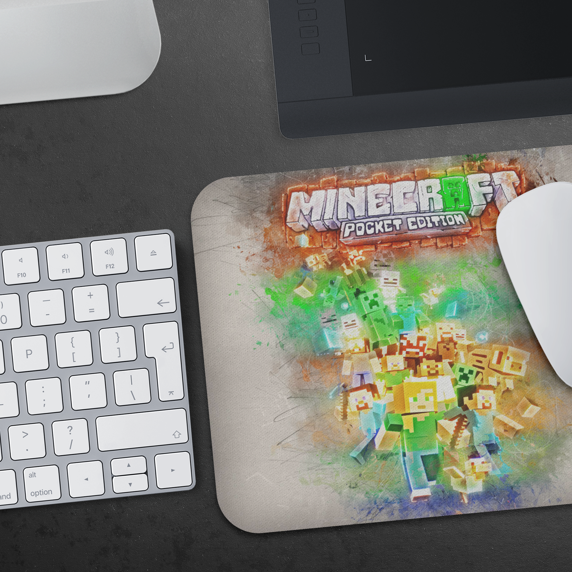 Minecraft Mouse Pad Grunge B102 - Lusy Store