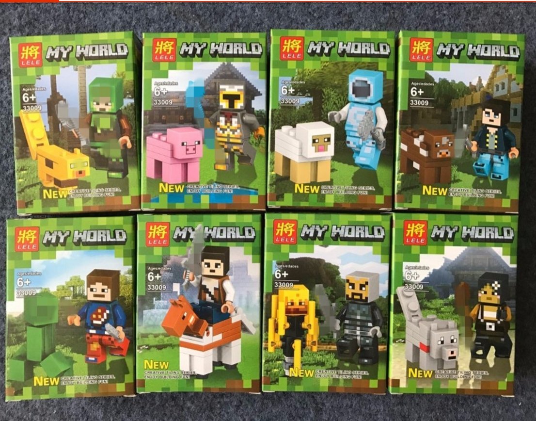 8 set Minecraft Style 33009 Building Block - Lusy Store