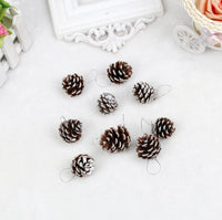 9 pcs Christmas Pine Cones Bauble Xmas Tree Party Hanging Decoration - Lusy Store