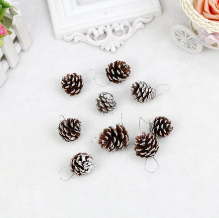 9 pcs Christmas Pine Cones Bauble Xmas Tree Party Hanging Decoration - Lusy Store