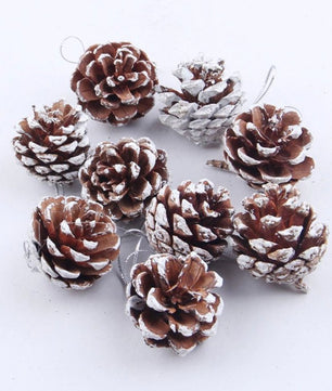 9 pcs Christmas Pine Cones Bauble Xmas Tree Party Hanging Decoration - Lusy Store