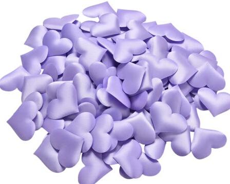 90Pcs/Pack Colorful Heart Fabric Confetti Table Scatter Decor Wedding Party Decor Birthday Party - Lusy Store