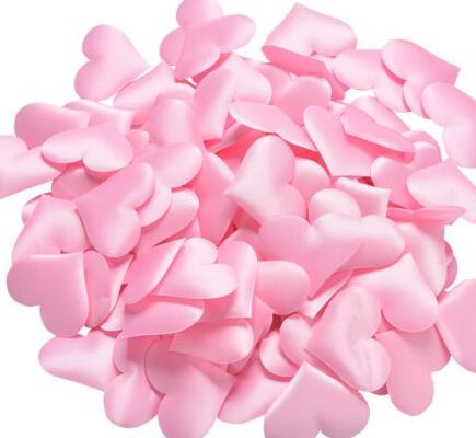 90Pcs/Pack Colorful Heart Fabric Confetti Table Scatter Decor Wedding Party Decor Birthday Party - Lusy Store
