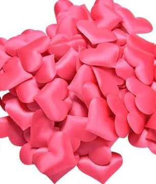 90Pcs/Pack Colorful Heart Fabric Confetti Table Scatter Decor Wedding Party Decor Birthday Party - Lusy Store