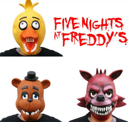 Bonnie Foxy Freddy Fazbear Bear mask, gift for kids - Lusy Store