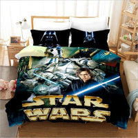 Star Wars Bedding 3D Home Textile Adult Kids Bed Linen Cool Bed Room - Lusy Store