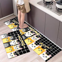 Kitchen Mat Cartoon Carpet Absorbent Non Slip Bathroom Foot Mat Water Proof KM381 14