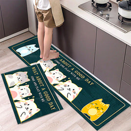 Kitchen Mat Cartoon Carpet Absorbent Non Slip Bathroom Foot Mat Water Proof KM381 1