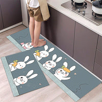Kitchen Mat Cartoon Carpet Absorbent Non Slip Bathroom Foot Mat Water Proof KM381 3