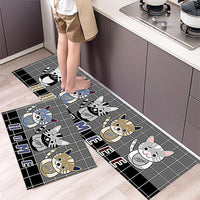 Kitchen Mat Cartoon Carpet Absorbent Non Slip Bathroom Foot Mat Water Proof KM381 8