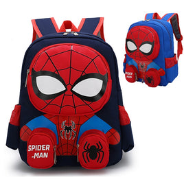 Spiderman Backpack Super Heroes Student School Bag Cartoon 3D Travel Bag Gift B103